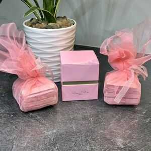 10- Oscar De La Renta Bath Cristal Crystals 10.4 oz Total, Rare Find!
